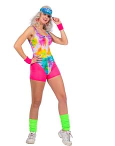 Aerobic babe kostume til kvinder