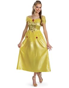 Klassisk Belle kostume til kvinder - Skønheden og Udyret