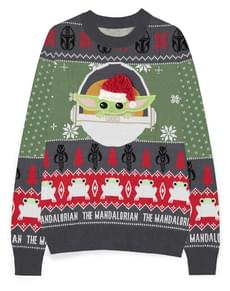 Pull de Noël Baby Yoda The Mandalorian homme - Star Wars