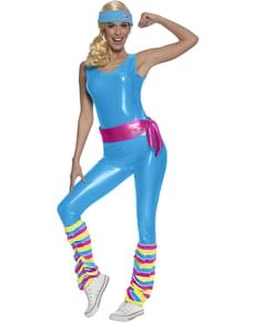 Disfraz de Barbie deportista para mujer