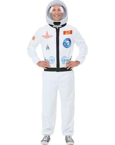 Kostum astronavta z velikim čelado