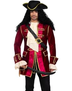 Disfraz de capitán pirata para hombre