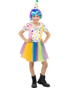 Fato de palhaça para menina