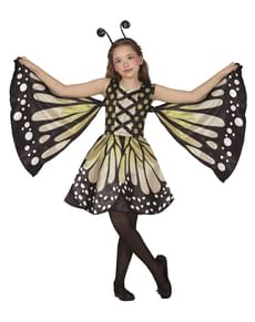 Butterfly costume with wings for girl
