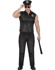 Sexig stripperpolisdräkt för män