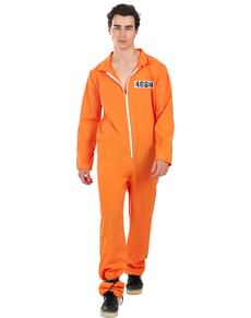 Disfraz de convicto naranja