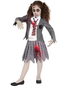 Kostým zombie student pro dívky