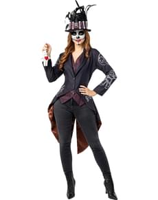 Costume da scheletro voodoo per donna