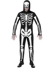 Disfraz de esqueleto para hombre