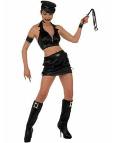 Kostium dziewczyna w skórze damski