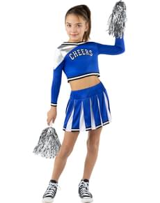 USA cheerleader kostuum voor meisjes