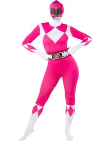 Costume de Power Ranger rose seconde peau