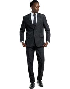 Juodas blizgantis kostiumas - Opposuits