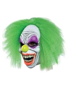 Máscara de payaso salvaje de neón
