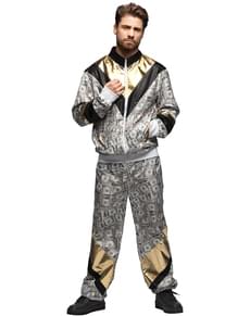 Dollar Tracksuit Costume from the 80s for Adults