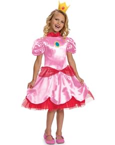 Classic Princess Peach costume for girl - Super Mario Bros
