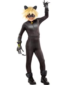 Cat Noir Kostüm mit Zubehör für Jungen - Ladybug