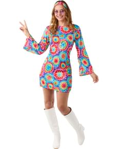Déguisement Hippie des années 60's femme