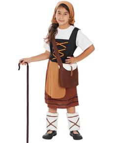 Fato de pastorinha para menina