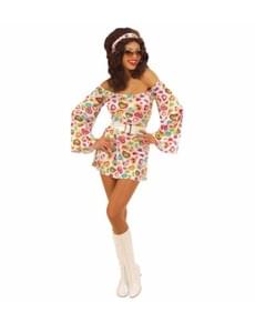 Disfraz de hippie glamurosa para mujer