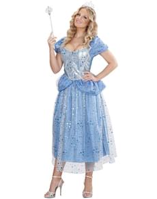 Feen Kostüm blau für Damen Classic