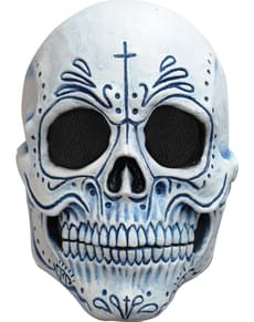 Maschera scheletro morte messicana per adulto