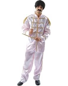 Costume da cantante di Liverpool bianco per uomo
