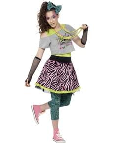 Disfraz de nena rebelde para mujer