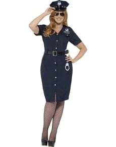 Naisten NYC poliisinainen plus size asu