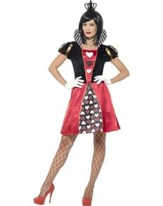 Queen of the Deck of cards costume for woman