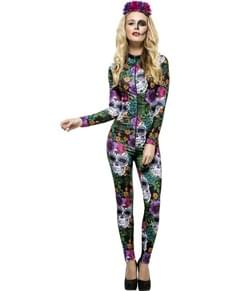La Catrina Day of the Dead Jumpsuit ruha Női