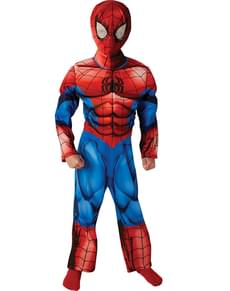 Costume da Ultimate Spiderman deluxe muscoloso per bambino