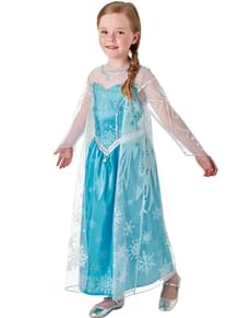 Elsa Frozen deluxe Kostuum voor meisjes