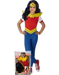 Wonder Woman costume in a box for girls