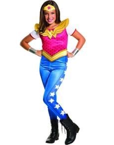 Wonder Woman Kostüm für Mädchen