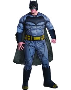 Costume da Batman Batman vs Superman deluxe per uomo taglia grande