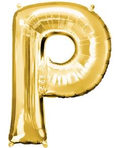 Gold Letter P Balloon (86 cm)