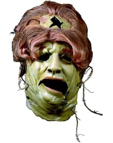 Pieaugušo lateksa ādas virsmas vecmāmiņa Texas ķēdes zāģa slaktiņu maska