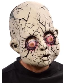 Maske kaputte Puppe für Erwachsene