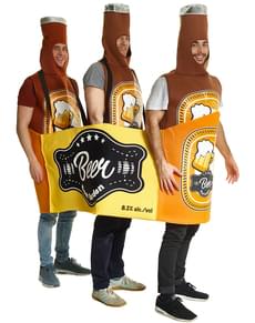 어른의 맥주 병 의상