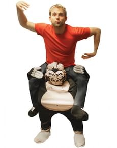 Apinoiden gorillan selässä carry me - asu