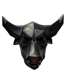 Латексная маска для быка с низким содержанием полиуретана для взрослых