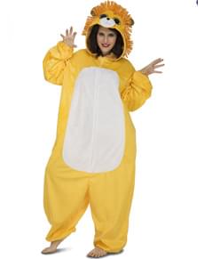 大人の愛らしいライオンコスチューム