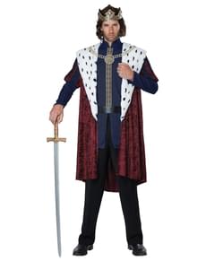 Disfraz de rey majestuoso para hombre