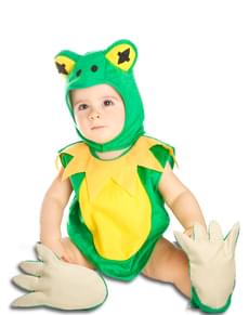 Fato de rã do charco para bebé