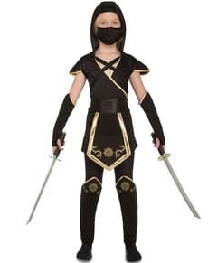 Fato de ninja para menina 