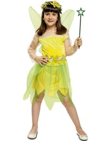 Κίτρινο κοστούμι νεράιδα του κοριτσιού