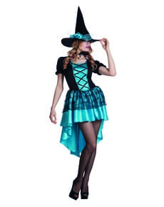 Costum de vrăjitoare a negurilor pentru femeie