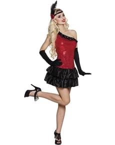 Maskeraddräkt modetjej dam