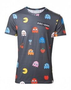 T-shirt de Pac-Man cinzenta